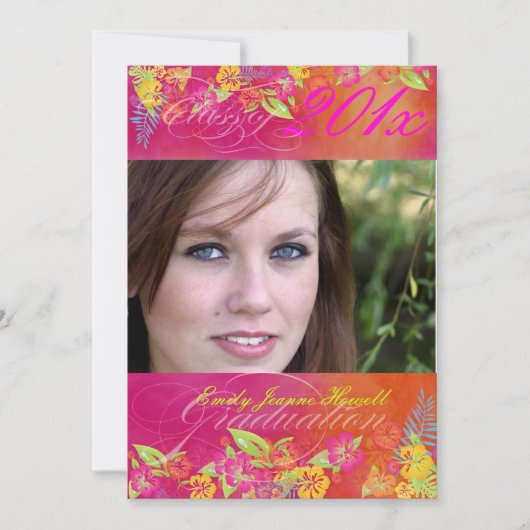 PixDezineハワイアンShaved Ice、2011年目盛 招待状 (正面)