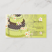 PixDezineパンダナグリーンベーカリー/パティシセリ 名刺 (裏面)