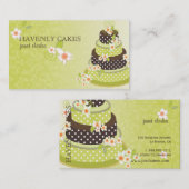 PixDezineパンドラ(PANDANA)グリーンベーカリー/パティスリー 名刺 (正面/裏面)