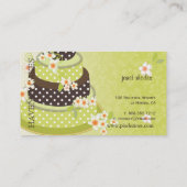 PixDezineパンドラ(PANDANA)グリーンベーカリー/パティスリー 名刺 (裏面)