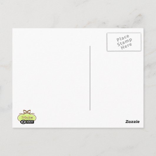 PixDezineヴィンテージハワイアンビーチシーン ポストカード (裏面)