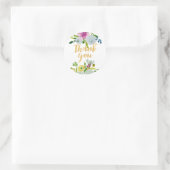 PixDezine水彩フローラ/グリーンランナキュラス ラウンドシール (バッグ)