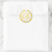 PixDezine DIYモノグラム+カラー/ラパロマダマスク ラウンドシール (バッグ)