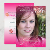 PixDezine Fancy、2011 年卒業式 招待状 (正面/裏面)