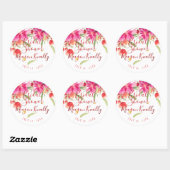 PixDezine May花水色/DIYイベント ラウンドシール (シート)