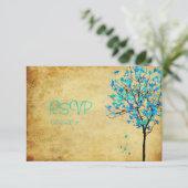 PixDezine rsvp viintage青いメープル葉 (スタンド正面)