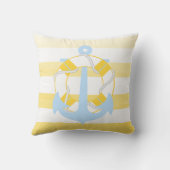 PixDezinesいかり航海の/海/波/水色 クッション (裏面)