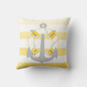 PixDezinesいかり航海の/海/波/水色 クッション (裏面)