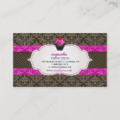 PixDezinesいちご渦巻きカップケーキ+ピンプリペス 名刺 (裏面)