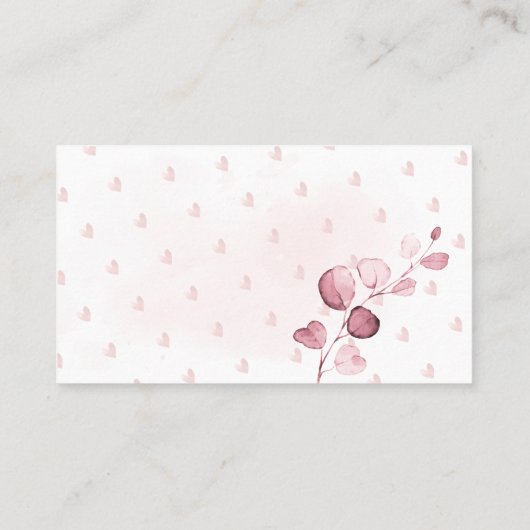 PixDezinesおむつラッフルガムユーカリ座席表 プレイスカード (裏面)