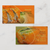 PixDezinesが丸焼きの真砂寿司 名刺 (正面/裏面)