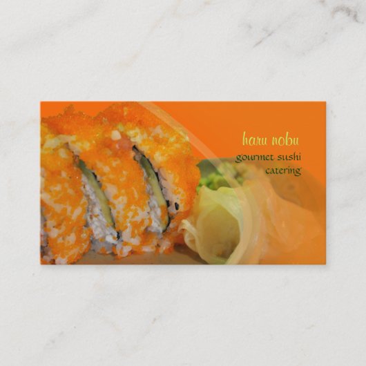 PixDezinesが丸焼きの真砂寿司 名刺 (正面)