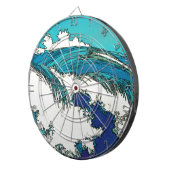 PixDezinesによる上原の海の波、 上原 ダーツボード (正面右)