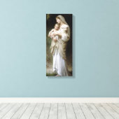 PixDezinesによる「無垢」ボージュレオ キャンバスプリント (インサイチュ (ウッドフロア))