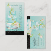 PixDezinesのウェディングケーキ / ベーカリー / パティスリー 名刺 (正面/裏面)