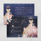 PixDezinesのキンチャネラ感謝カード サンキューカード (正面/裏面)