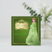 PixDezinesのキンチャーニャ・クイーンセ・アニョス・スウィートフィフティーン招待状 招待状 (スタンド正面)