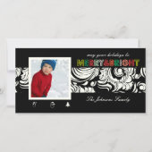 PixDezinesのクイルパターン、クリスマス シーズンカード (正面)