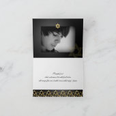 PixDezinesのクラシックなミツヴァーの感謝カード/ DIYカラー！ サンキューカード (内部)