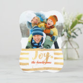 PixDezinesのゴールド/ホリデーカードが目を引く シーズンカード (スタンド正面)