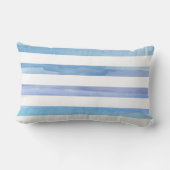 PixDezinesのストライプ/デジタル水彩効果 ランバークッション (裏面)