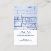 PixDezinesのトレンディな建築家/DIYカラー/蛍光グリーン 名刺 (裏面)