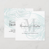 PixDezinesのドヴェの翼/背景色をDIY 招待状 (正面/裏面)