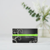 PixDezinesのパスタイリッシュール渦 名刺 (スタンド正面)