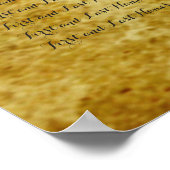 PixDezinesのパーチメント/シャンデリア/座席表 ポスター (角)