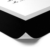 PixDezinesのパープルの紙ランプ/席次表 ポスター (角)