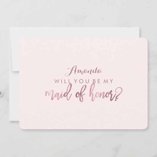 PixDezinesのフェイクバラ金ゴールドは…メイド 招待状 (正面)