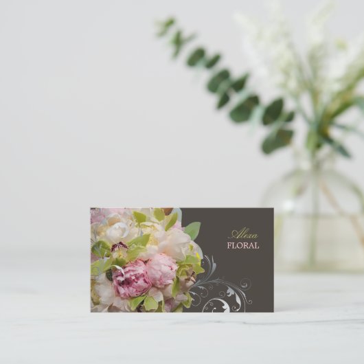 PixDezinesのブーキー/日の背景 名刺 (スタンド正面)