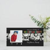 PixDezinesのペン先パターン、クリスマス シーズンカード (スタンド正面)