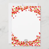 PixDezinesのホリーデー/ホーリー wreath カード (裏面)