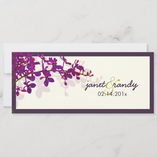 PixDezinesのラン/レナンセラ 招待状 (正面)