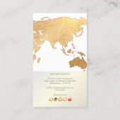 PixDezinesの世界進出/擬似ゴールドワードマップ 名刺 (裏面)