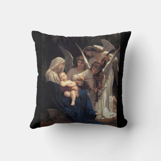 PixDezinesの天使の歌/Bouguereau クッション (裏面)