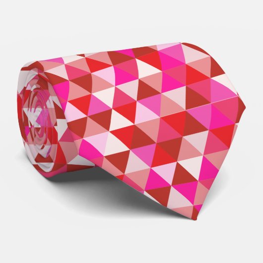 PixDezinesの幾何学/調整可能な三角形 ネクタイ (ロール)