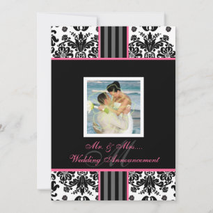 PixDezinesの手作りイベント.. モノグラム Isabella ダマスク 招待状