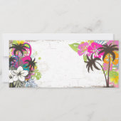 PixDezinesの搭乗券からパラダイスへ 招待状 (裏面)