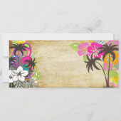 PixDezinesの搭乗券からパラダイスへ 招待状 (裏面)