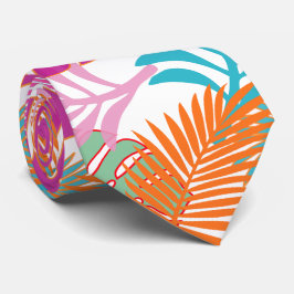PixDezinesの熱帯雨林/モンステラ/DIY背景 ネクタイ