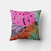 PixDezinesの熱帯雨林/DIY背景色 クッション (裏面)