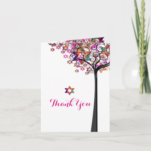 PixDezinesの生活のツリ感謝していー/あなた/DIYbackground サンキューカード (正面)