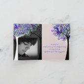 PixDezinesの生活のツリ感謝していー/あなた/DIYbackground サンキューカード (内部)