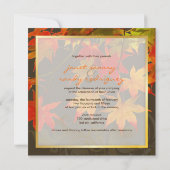 PixDezinesの紅葉/秋のイベント 招待状 (裏面)