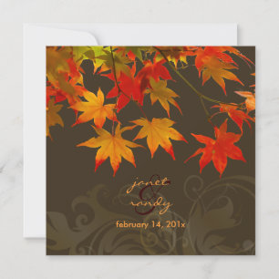 PixDezinesの紅葉/秋のイベント 招待状