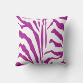 PixDezinesの背景色/ゼブラ印刷 クッション (裏面)