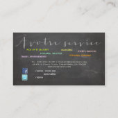 PixDezinesの背景(チャルクボード/コンシェルジュ/DIY) 名刺 (裏面)