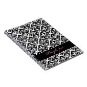 PixDezinesの色が薄い、オリビアのダマスク ノートブック (右側)